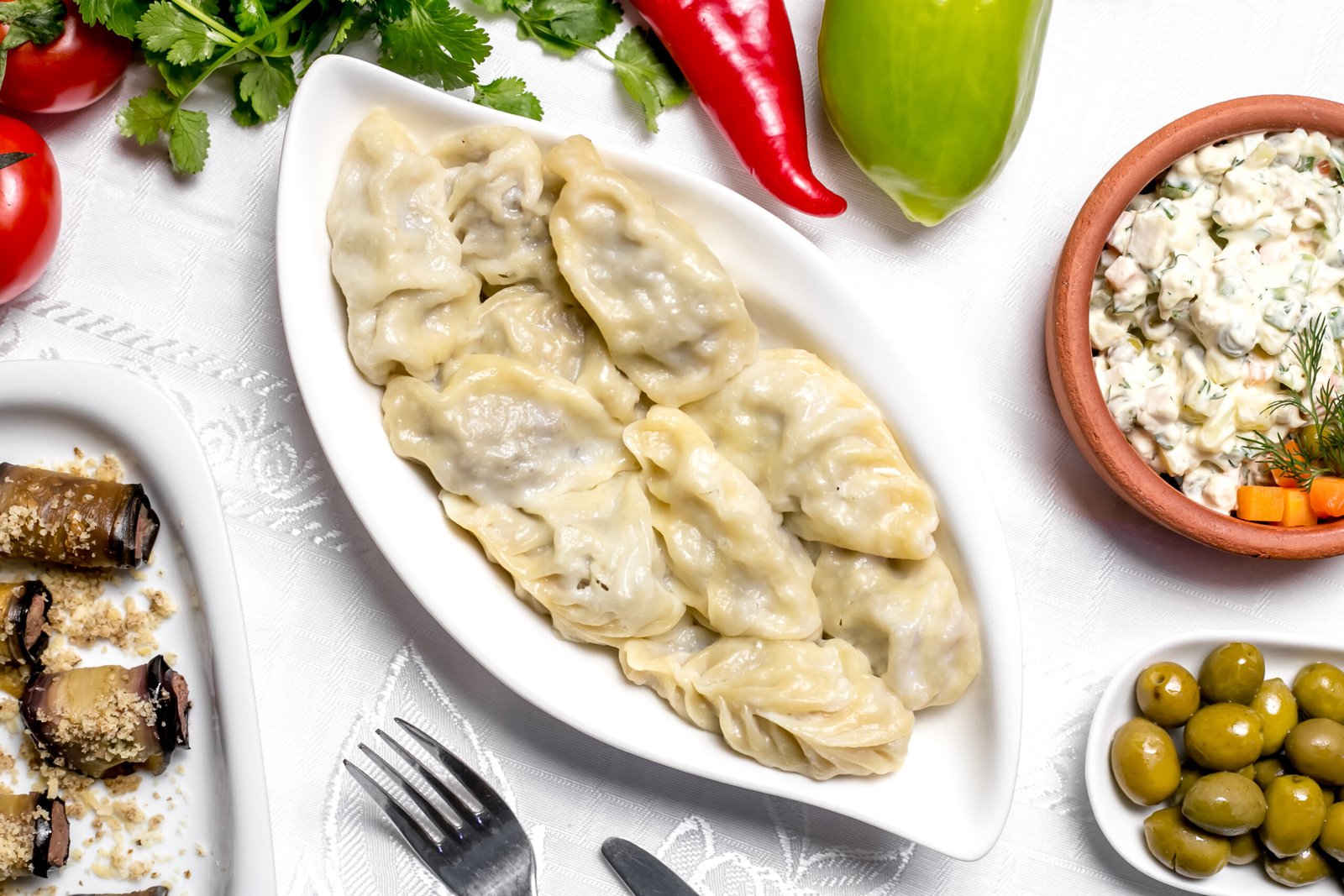 Fırınlanmış Çıtır Mantı
